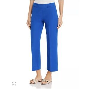 NWT Kobi Halperin Charly‎ Straight Leg Cropped Ankle Pants Sz 8 Blue Stretch